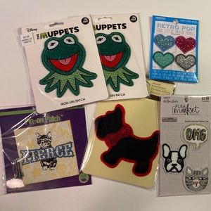 Lot of various patches - 6 packs